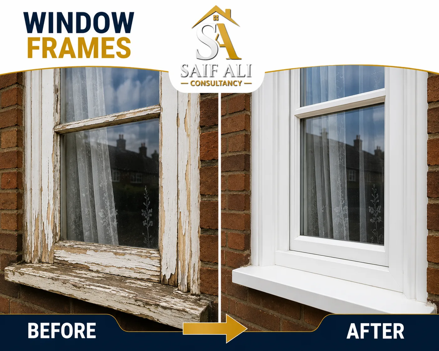 Window Frames — Before & After